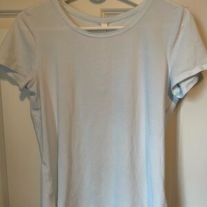 lululemon athletica Light Blue Short Sleeve Top